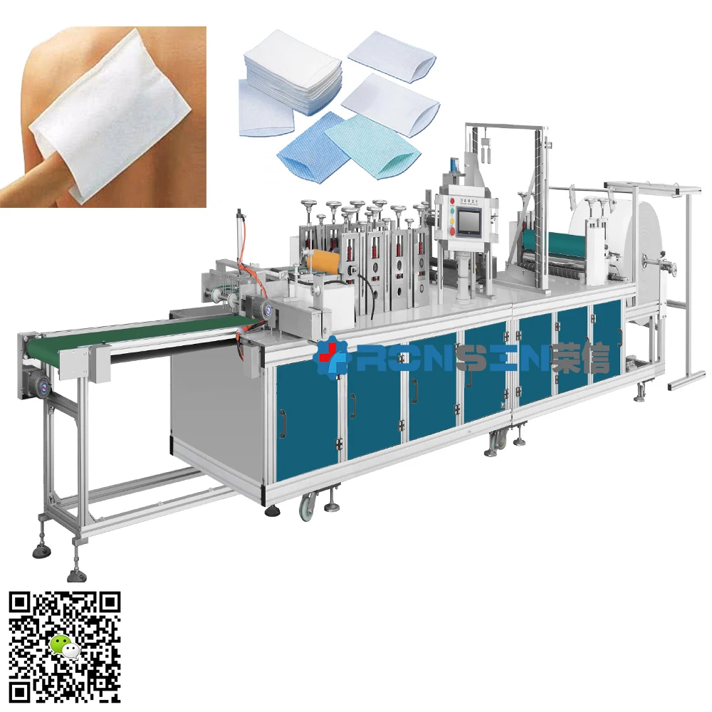 High Quality Disposable Non Woven Wet Wash  Gloves Making Machine