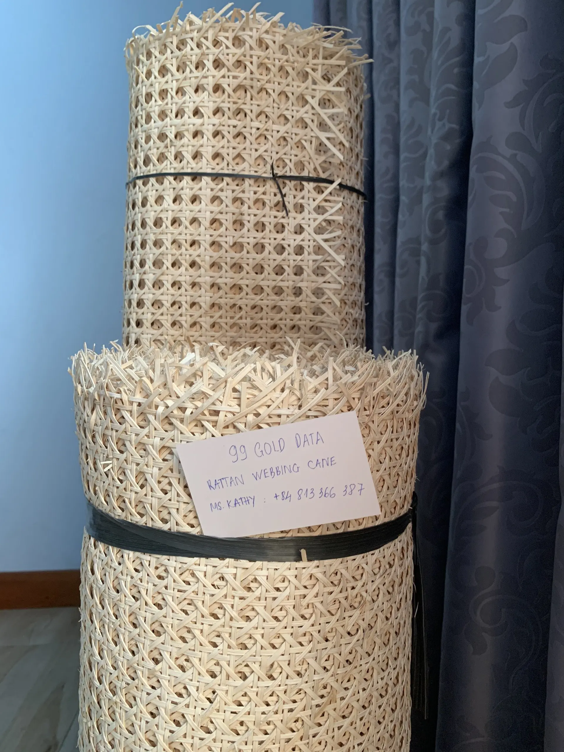 100% Natural Rattan Webbing roll / Mesh Rattan Cane Webbing with High Quality Low Price