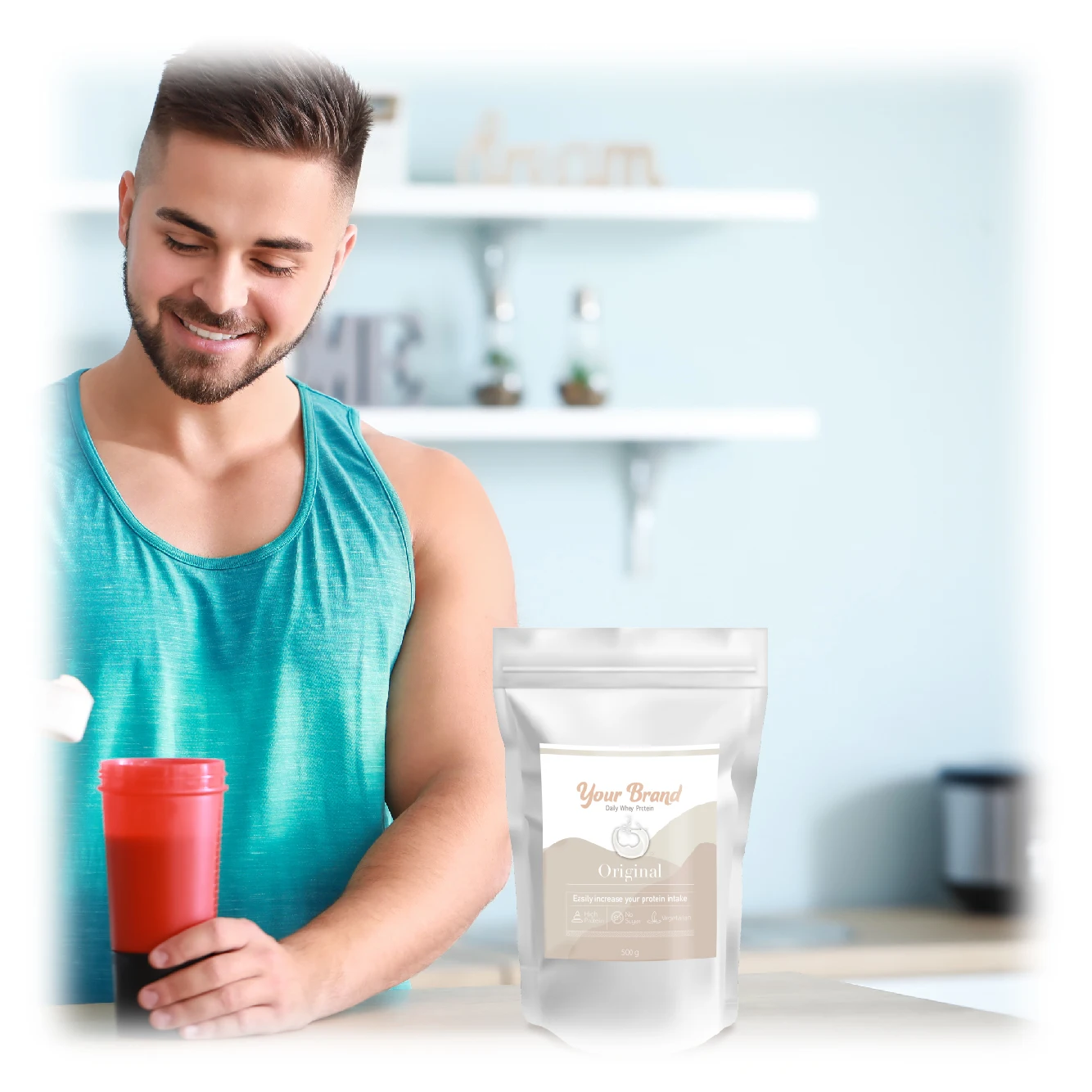 Золотой стандарт, оптовая продажа, сывороточный протеин торговой марки