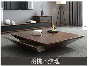 Italian minimalist luxury tea table TV cabinet portfolio Nordic tea table Simple small family type living room furniture