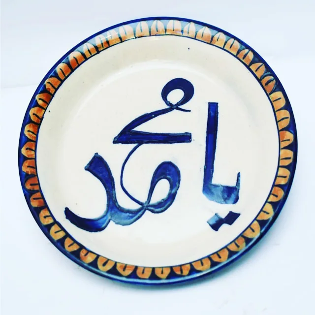  Горячая Распродажа ручной работы окрашенные каллиграфические декоративные настенные тарелки