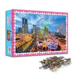 Wholesale Painting Paper DIY Adult Kid Manufacturer Children Custom Jigsaw Pieces Box 3d Game Puzzle 1000