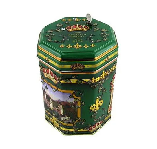 
music instrument metal tin can box food grade for tea coffee coffin chocolate cake candy toys stationery 