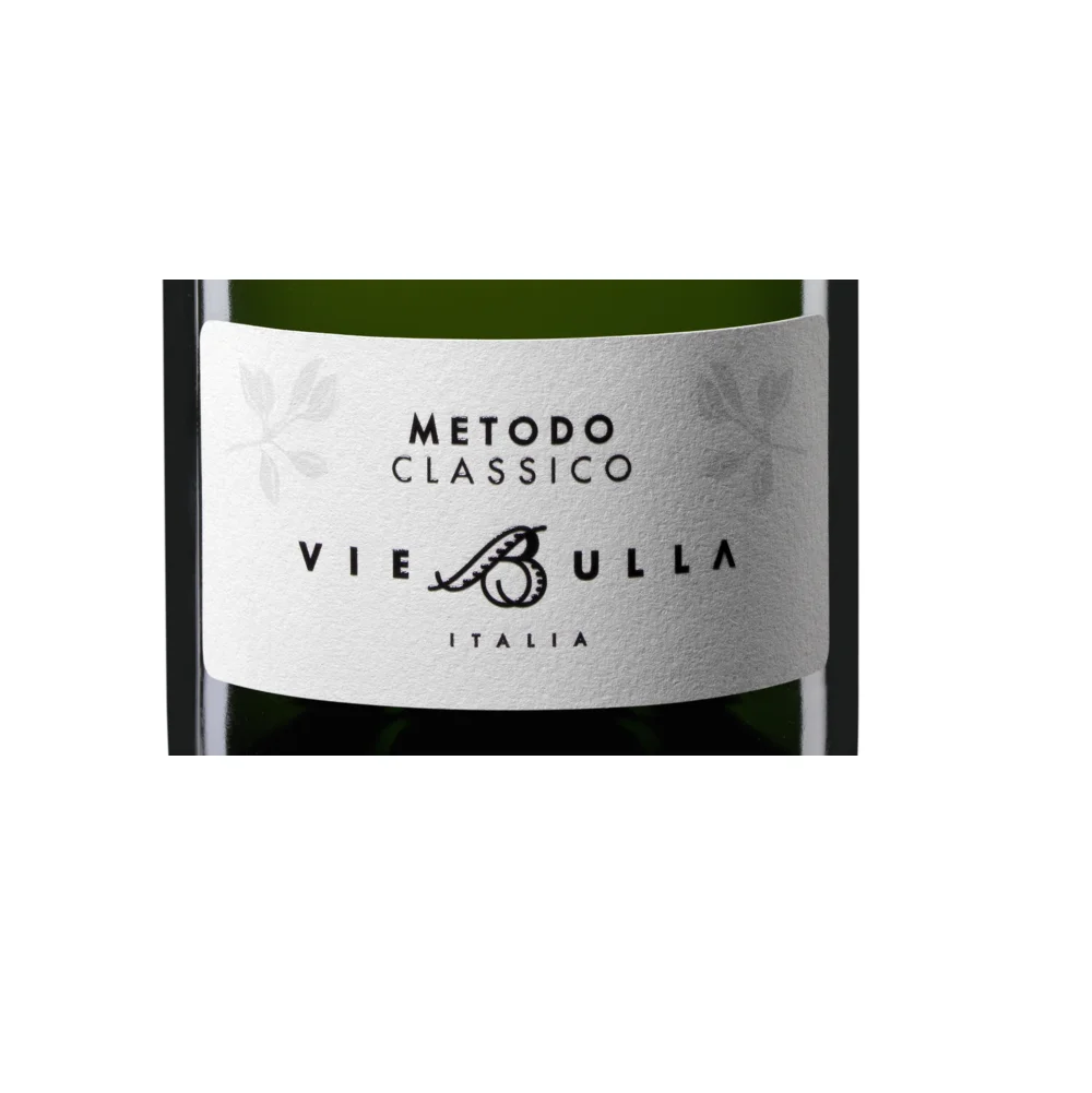 Итальянское игристое вино VieBulla Classic Method Brut 750 мл стеклянная бутылка премиум-класса сухой просекко поставка