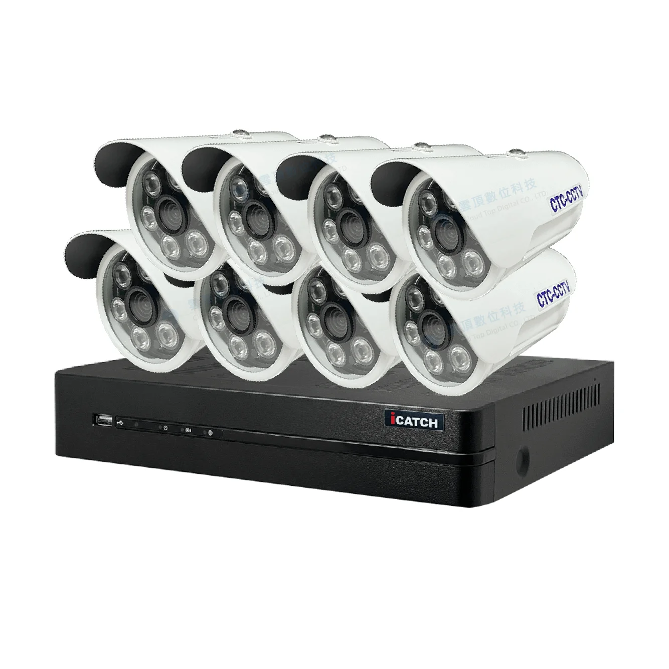 iCatch H.265+ 5MP CCTV DVR 16CH 1080p TVI/AHD/CVI/IPC/960H/D1 security camera dvr