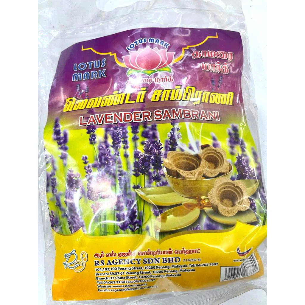 Лотос Лаванда самбрани высокое качество Ароматические круглые благовония для молитвы