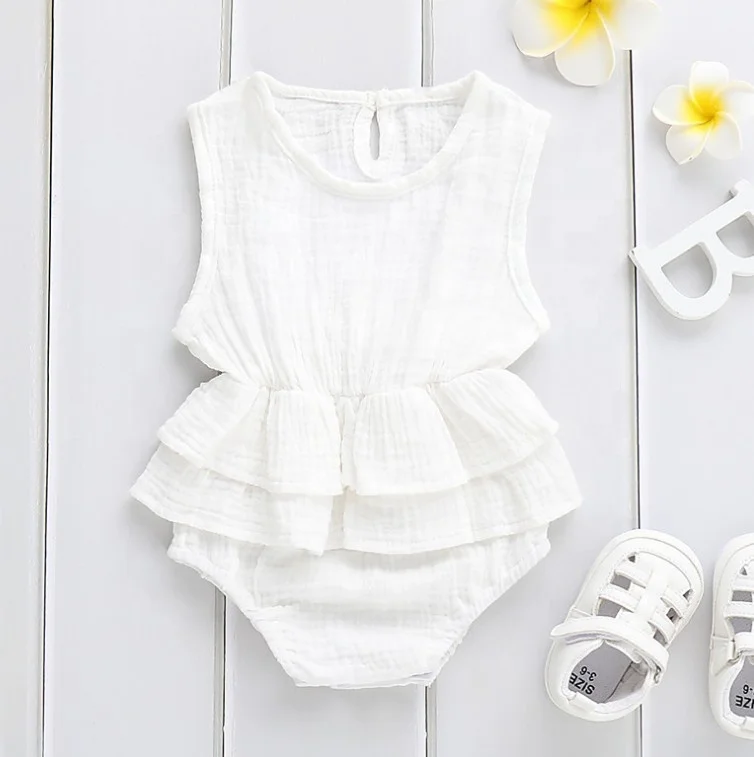 Girl Clothes Sleeveless Romper Tutu Dress 1PC Baby Girl Outfit baby clothes in bulk