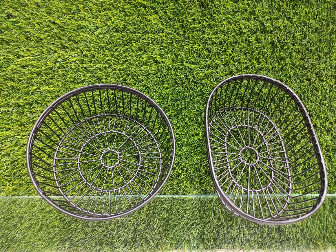 Iron storage fruits basket Customized small metal mesh basket kitchen drain storage metal basket