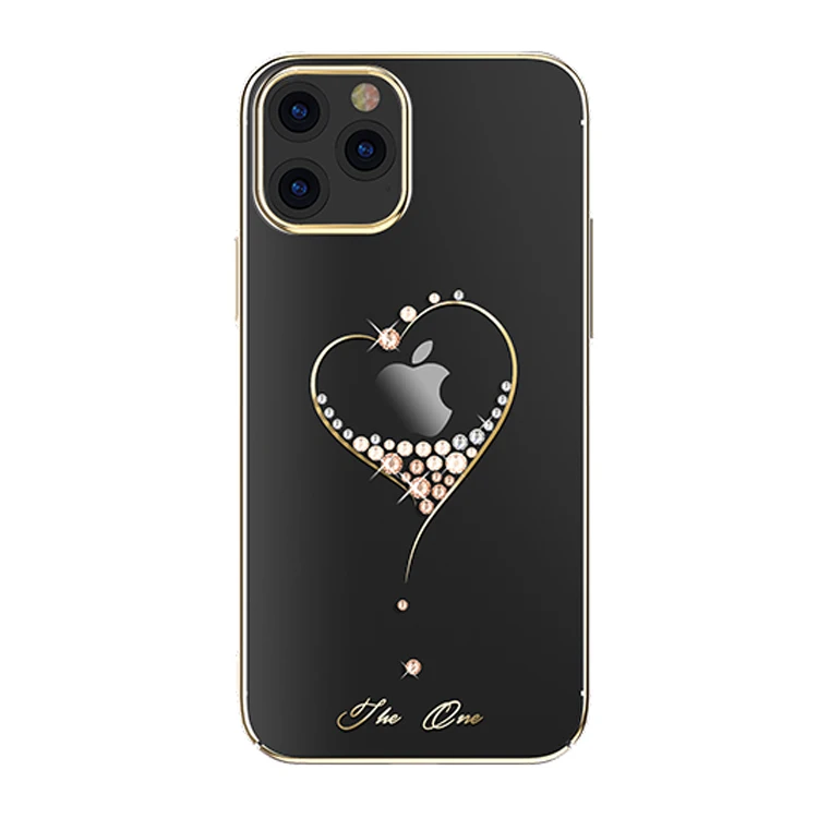 
OEM ODM Cell Phone Shell Phone Case Luxury Crystal Wishes Kingxbar Designer Original Product Mobile Phone Covers for iPhone 12 