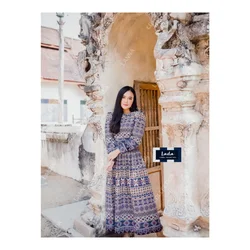 Best Seller Thai Casual Womens Dresses Premium Products Hand Made By Lada Lanna Collection 022 Arkha set