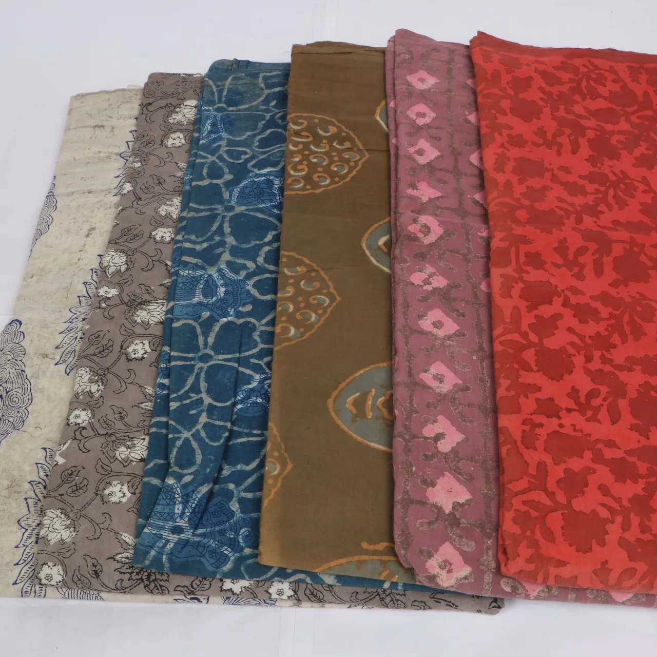 Indian Clothing fabric Hand block printed Designer natural cotton 100% Workwear Running Fabric