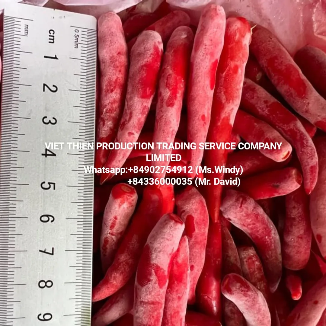 Frozen chili high quality from Vietnam cheap wholesale Chili red frozen Available in bulk