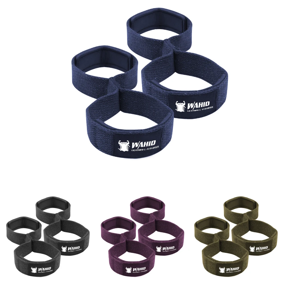 Top Selling Figure 8 Weight Lifting Wrist Straps for Powerlifting and Gym Fitness