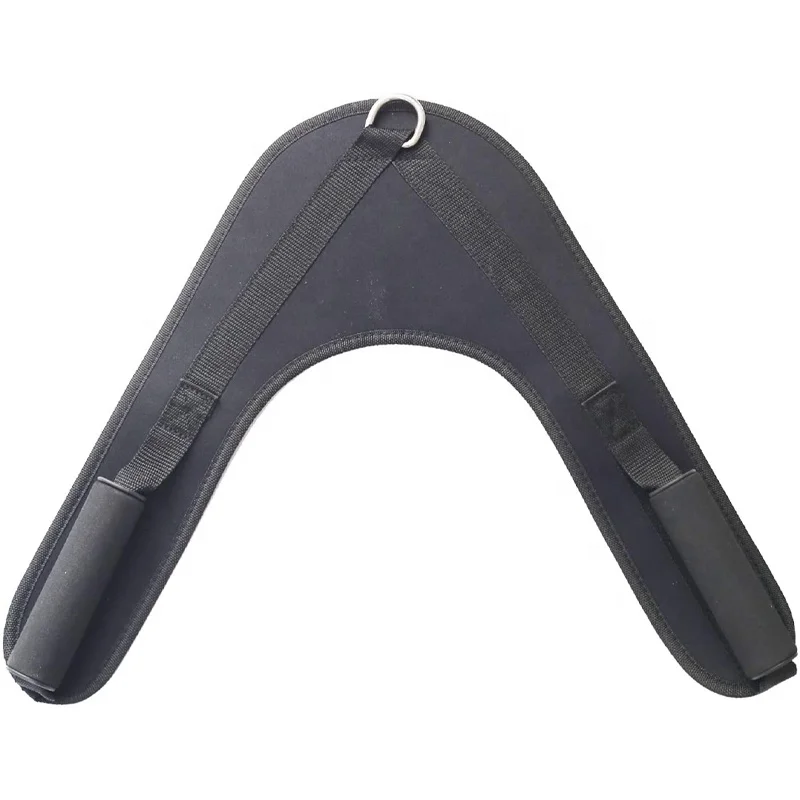 Abdominal Crunch Harness Straps,Back Exercise Ab Pulling Harness Shoulder Strap V-shape Crunch Belt,Abdominal for Cable