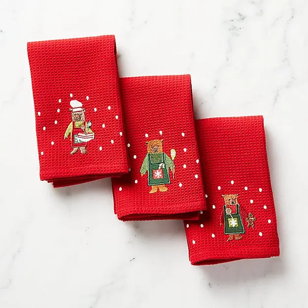 Durable Recycled Cotton cheap price 185gsm woven Eco-friendly hanging set terry kitchen tea towel dish car wash mopping cloth