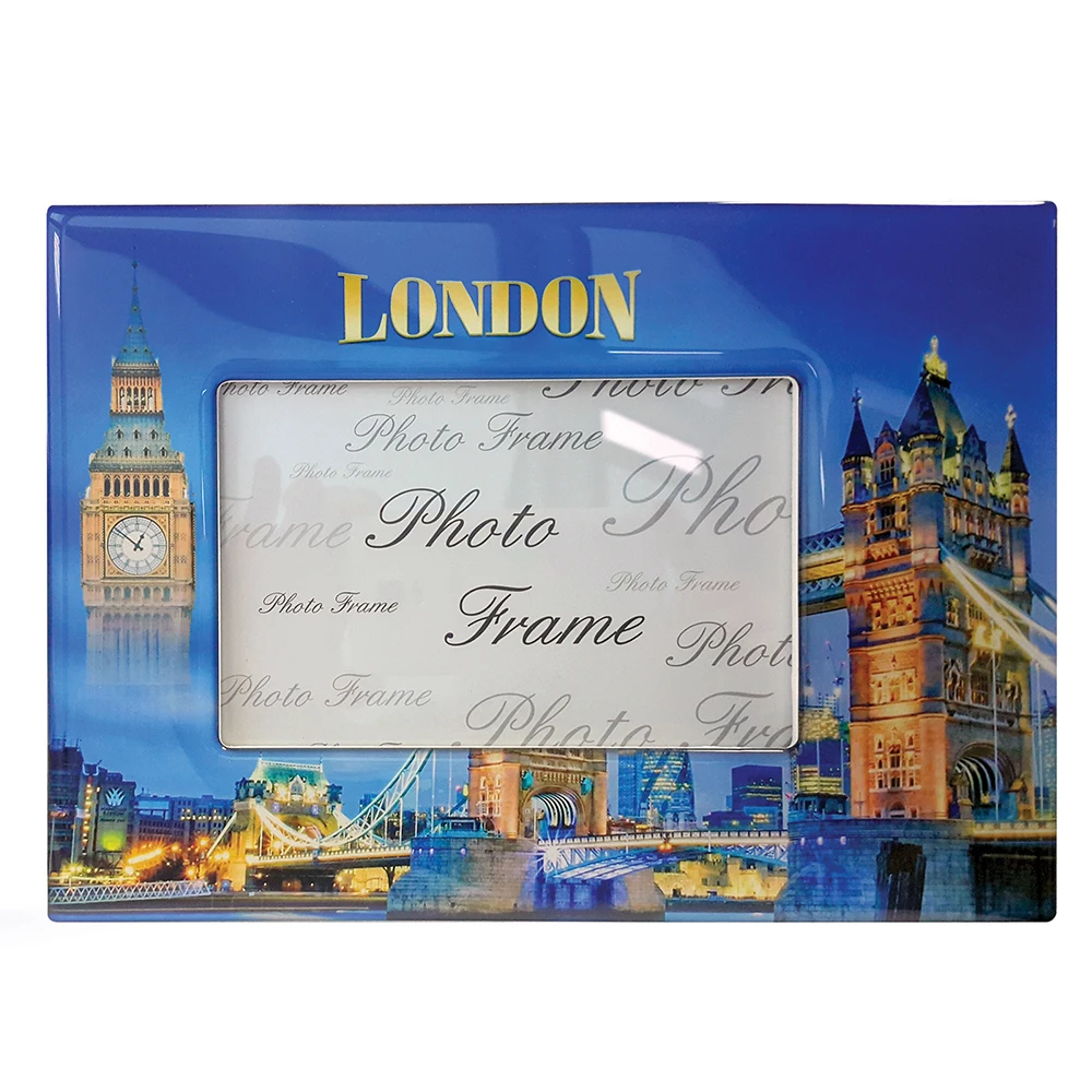 Photo Printed Frame With Wooden - Epoxy Memorized Gift