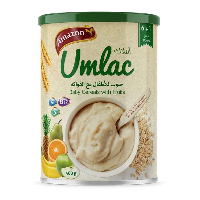 Детские злаки с фруктами