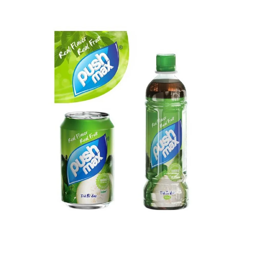 Natural Brown Pushmax Winter Melon Tea Aluminum Can 330ml From Vietnam With Best Price