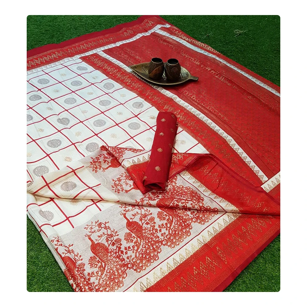 New Design Bulk Supply Saree for Party Wear Patola Soft Silk Sarees with Low MOQ