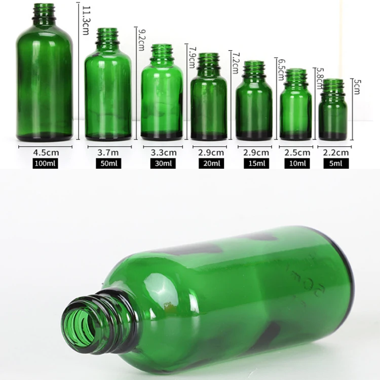 Spot manufacturers supply refined oil bottle glass dropper bottle spray bottle 5-100ml bottles wholesale
