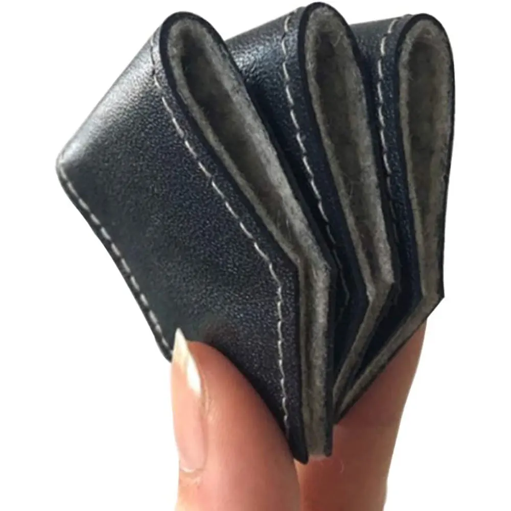 Классическая магнитная закладка-книжка из натуральной кожи ручной работы