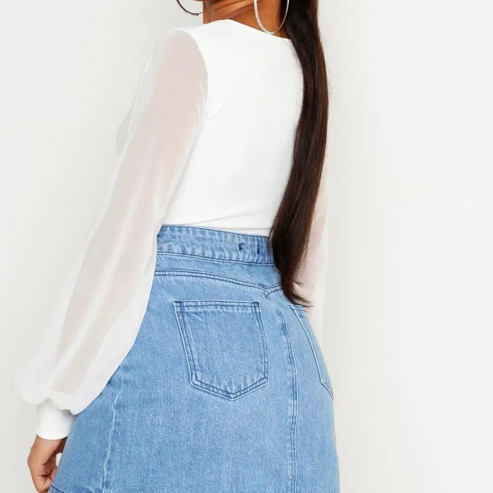 
High quality new fashionable women custom crop top autumn clothes for wholesale 