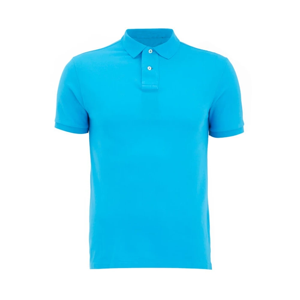  Высокое качество 100% хлопок 12 видов цветов изготовленные на заказ с принтом в виде вышивки мужская рубашка Поло