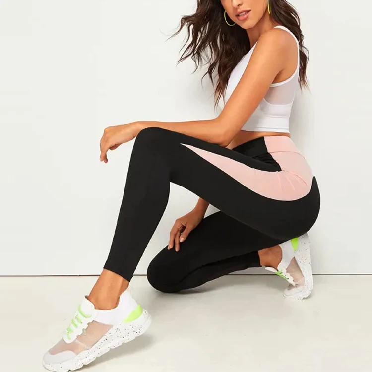  Новинка Стильные Леггинсы для йоги спортивные фитнеса блестящие леггинсы женские штаны с принтом логотипа на заказ спандекс/полиэстер