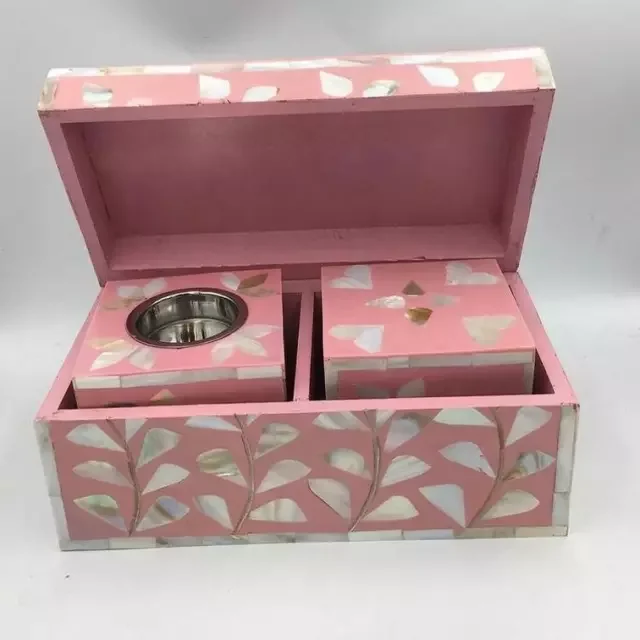 Best Quality Bone Inlayed Box Customize Mother Of Pearl Mini Box At Affordable Price