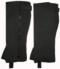  Custom Made Horse Riding Half Chaps available in different colors suede cow hide
