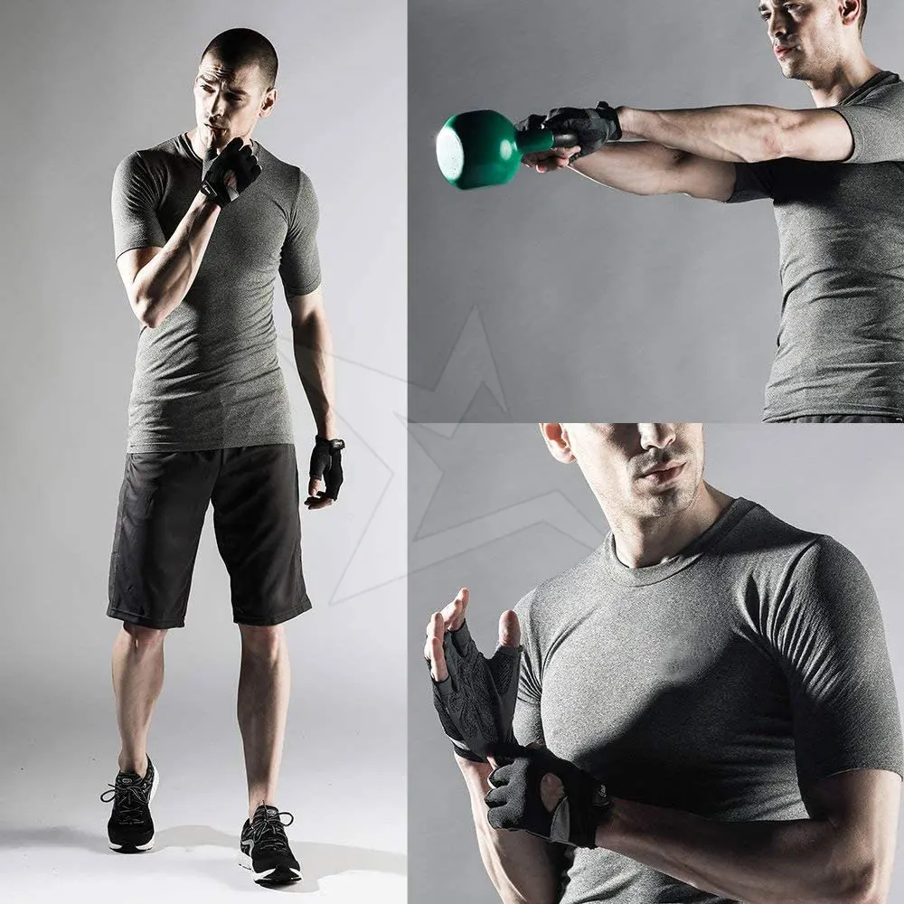 2021 Hot Sale Weight Lifting Gloves Half Finger Fitness Gym Gloves With Wrist Support