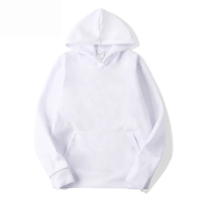 Custom Logo Blank Fleece Hoodies For Men High Quality Plus Size Pullover Hoodies Sweatshirts