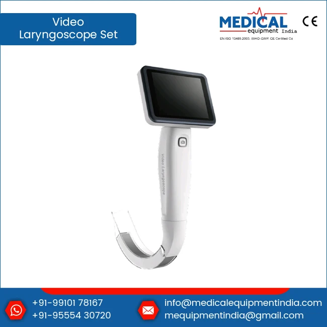 Medical Use Reusable Video Laryngoscope High Resolution Real Time Visual Laryngoscope / Video Laringoscope With Blade