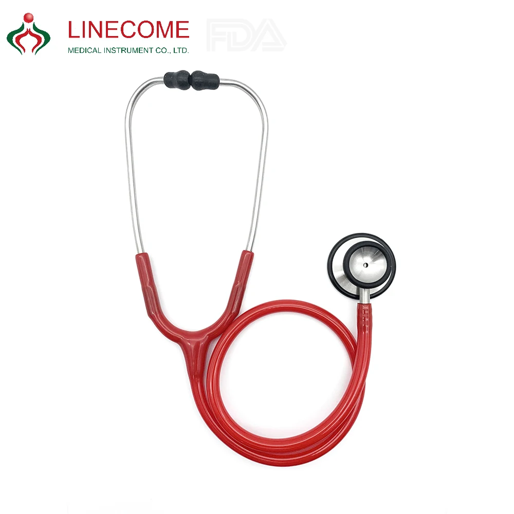 High Quality Hospital Medical Stethoscope Stainless Steel Tube LCEL-07ST
