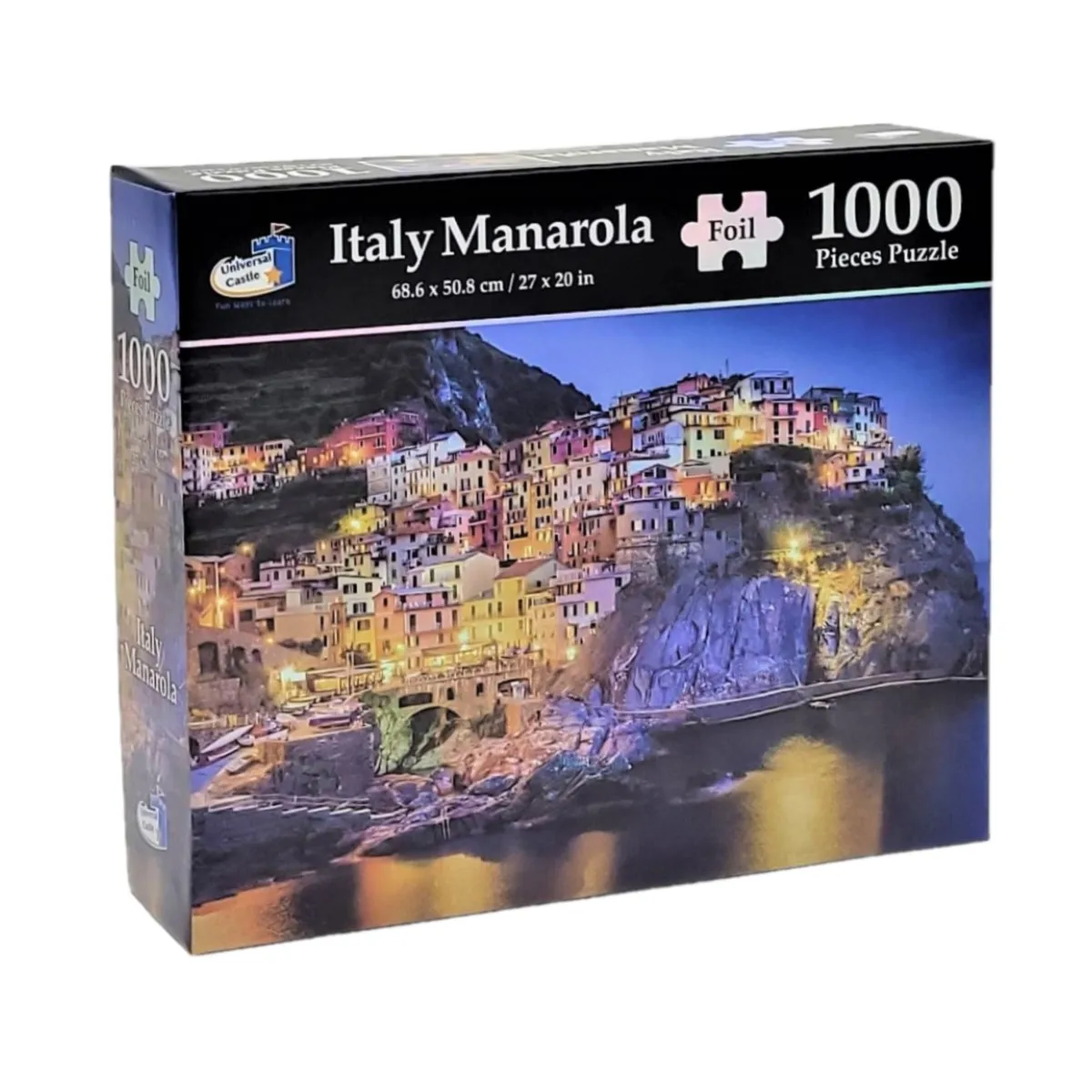 Производитель 1000 штук металлическая фольга Италия Manarola для взрослых и детей обучающая игра головоломка Amazon