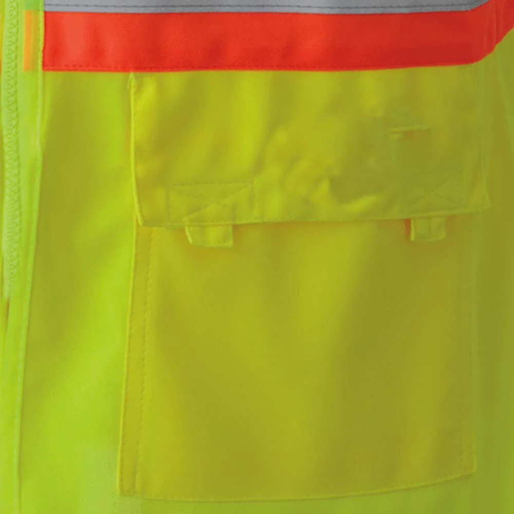  Дышащая рабочая одежда с несколькими карманами светоотражающий защитный жилет Hi Viz