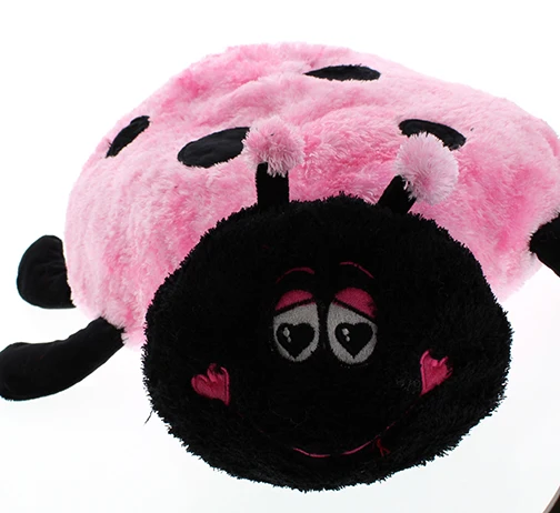 China factory custom plush ladybug wholesale cartoon stuffed ladybird plush insect toys