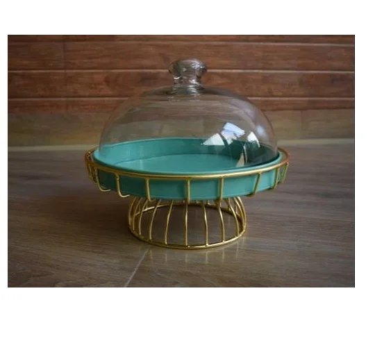 Metal Cake Stand Round  Cupcake Holder Dessert Display Tray for Wedding Baby Shower Birthday Party Cake Stand