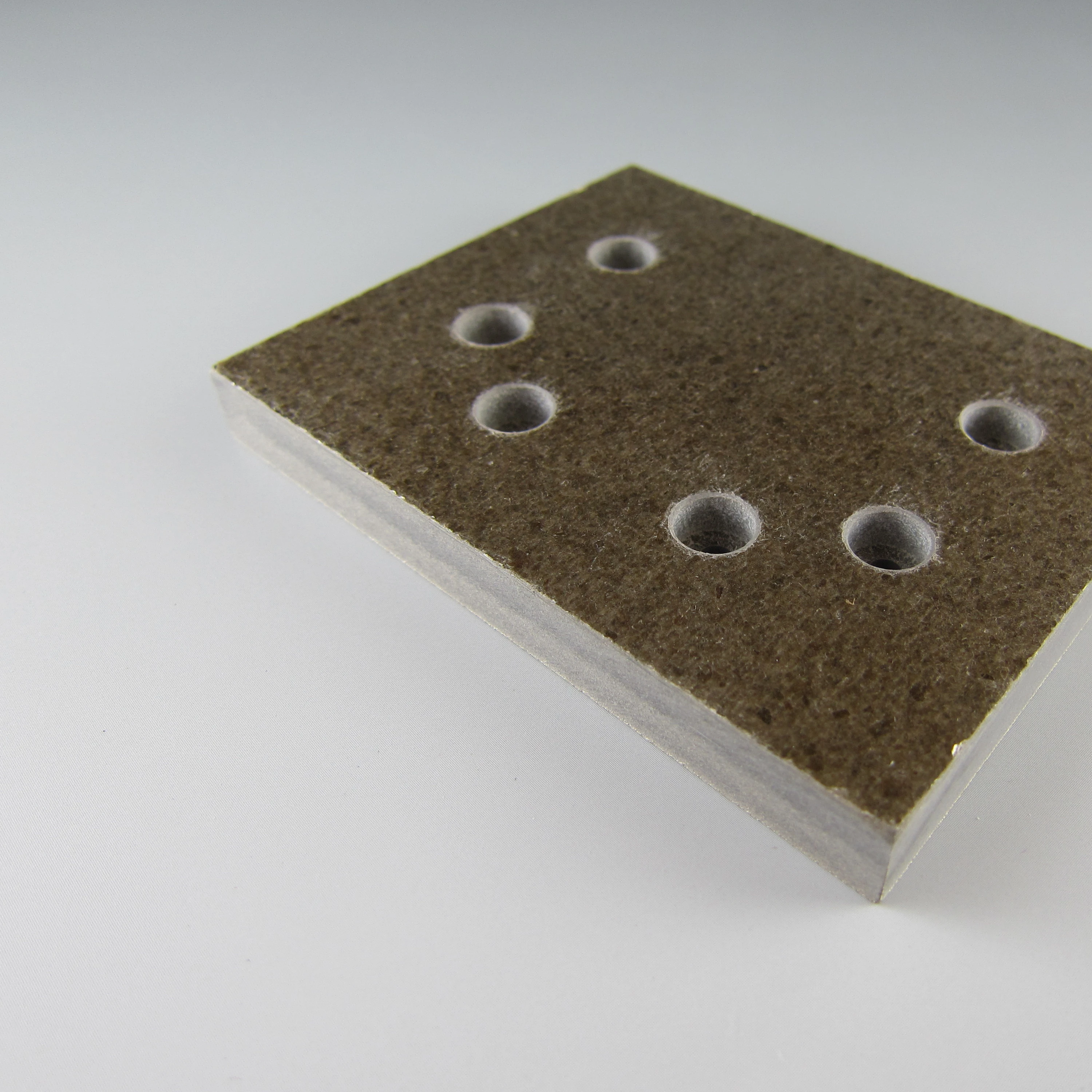 
Heat insulation board made of mica and silicone adhesives 
