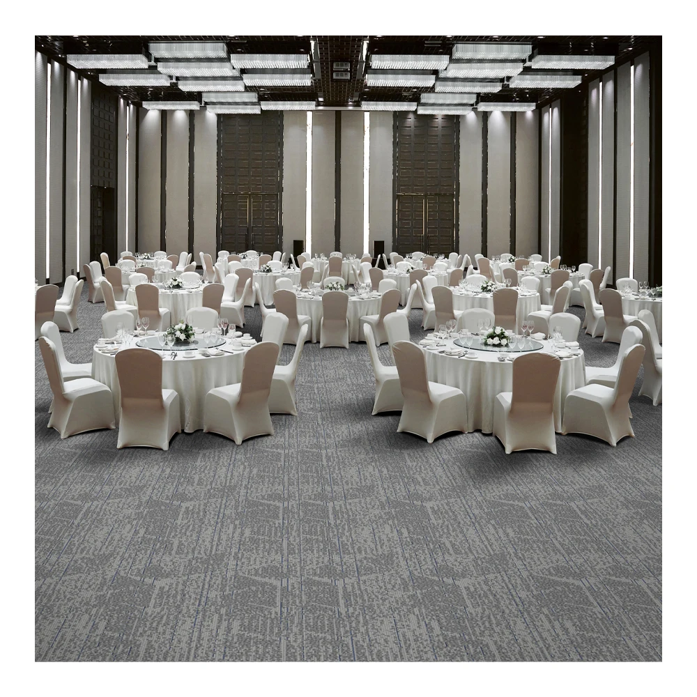 Custom Polypropylene Heat Set Machine Woven Wilton Carpet PP Baloch Carpet For Hotel Lobby