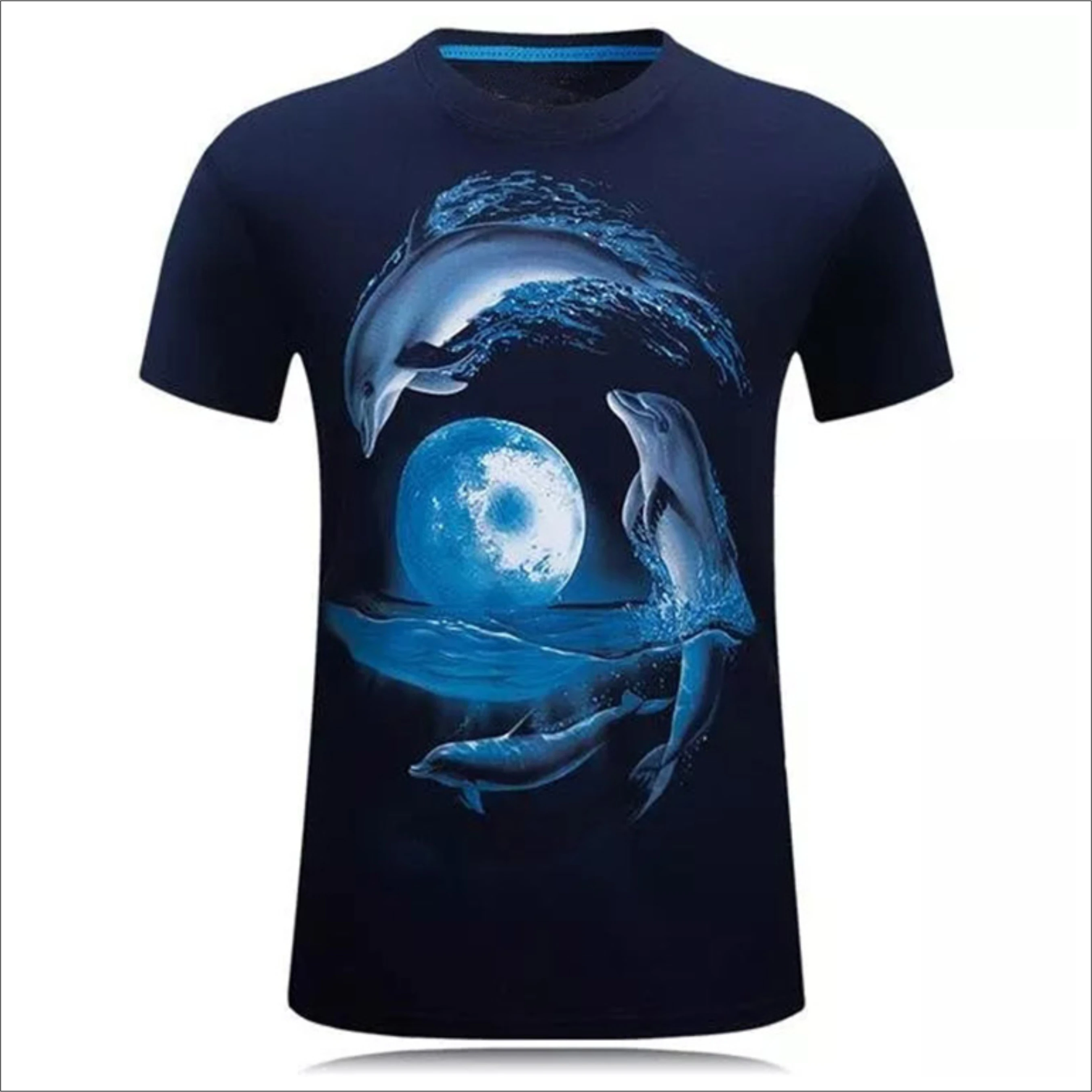
Sublimation T Shirt 3d T-shirt Wholesale High Quality White Polyester Custom Pattern Logo Sublimation 