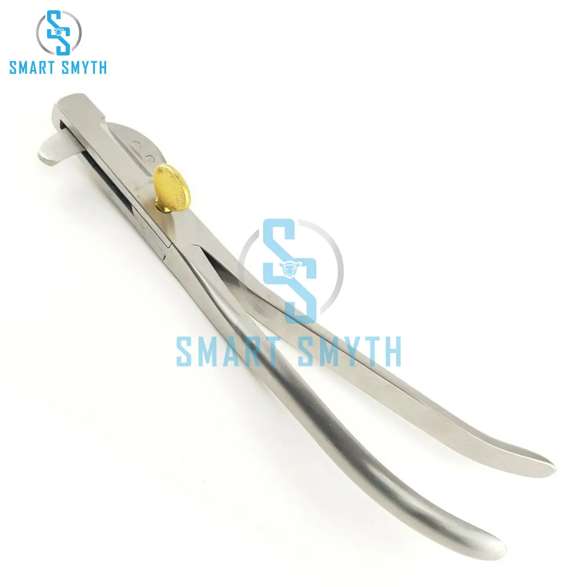 Tail Docking Emasculator 12 Double Crush Castration Veterinary Gold Tip & Key Veterinary Instruments