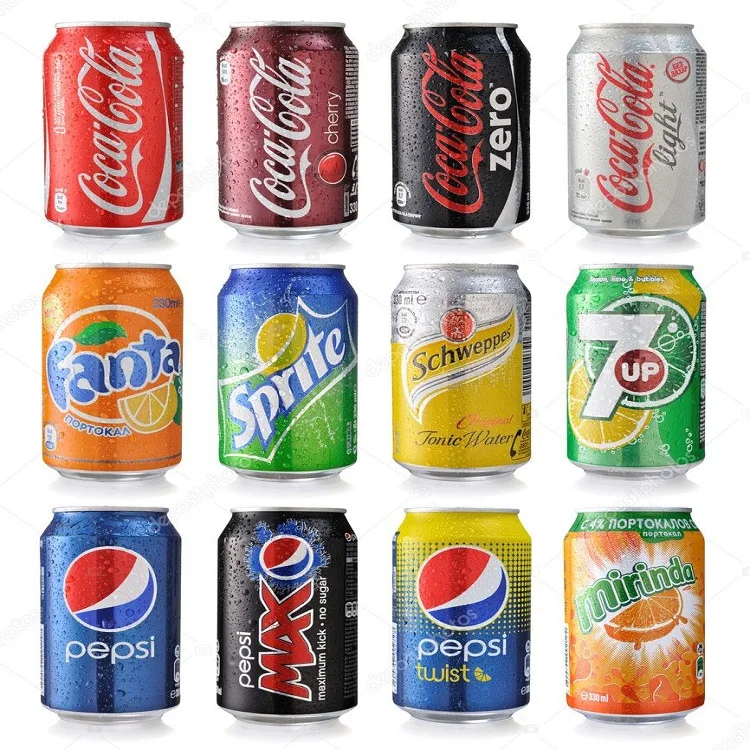 Soft Drinks- Coca Cola/ Diet Coke/ Sprite/ Fanta/ Pepsi