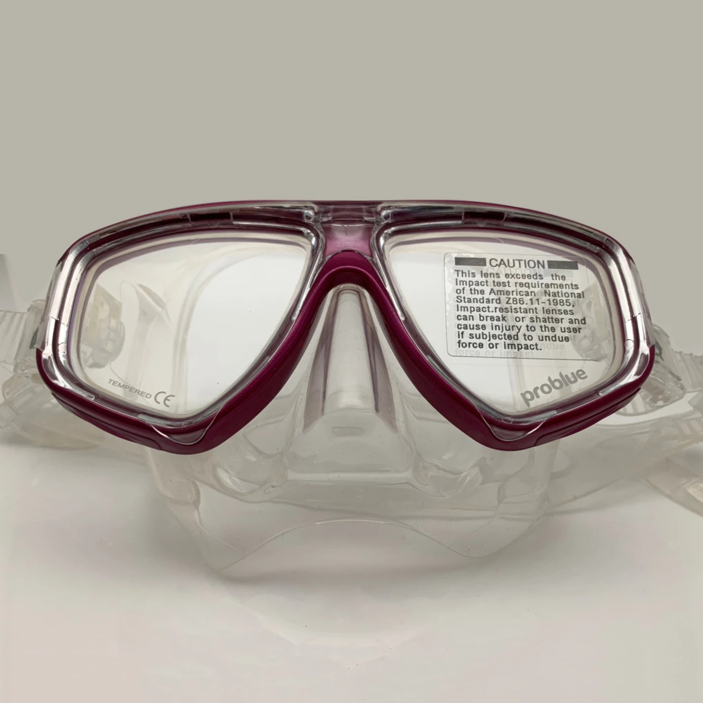 problue MS-252 Liquid silicone is enhanced comfort and perfect fitting dive mask