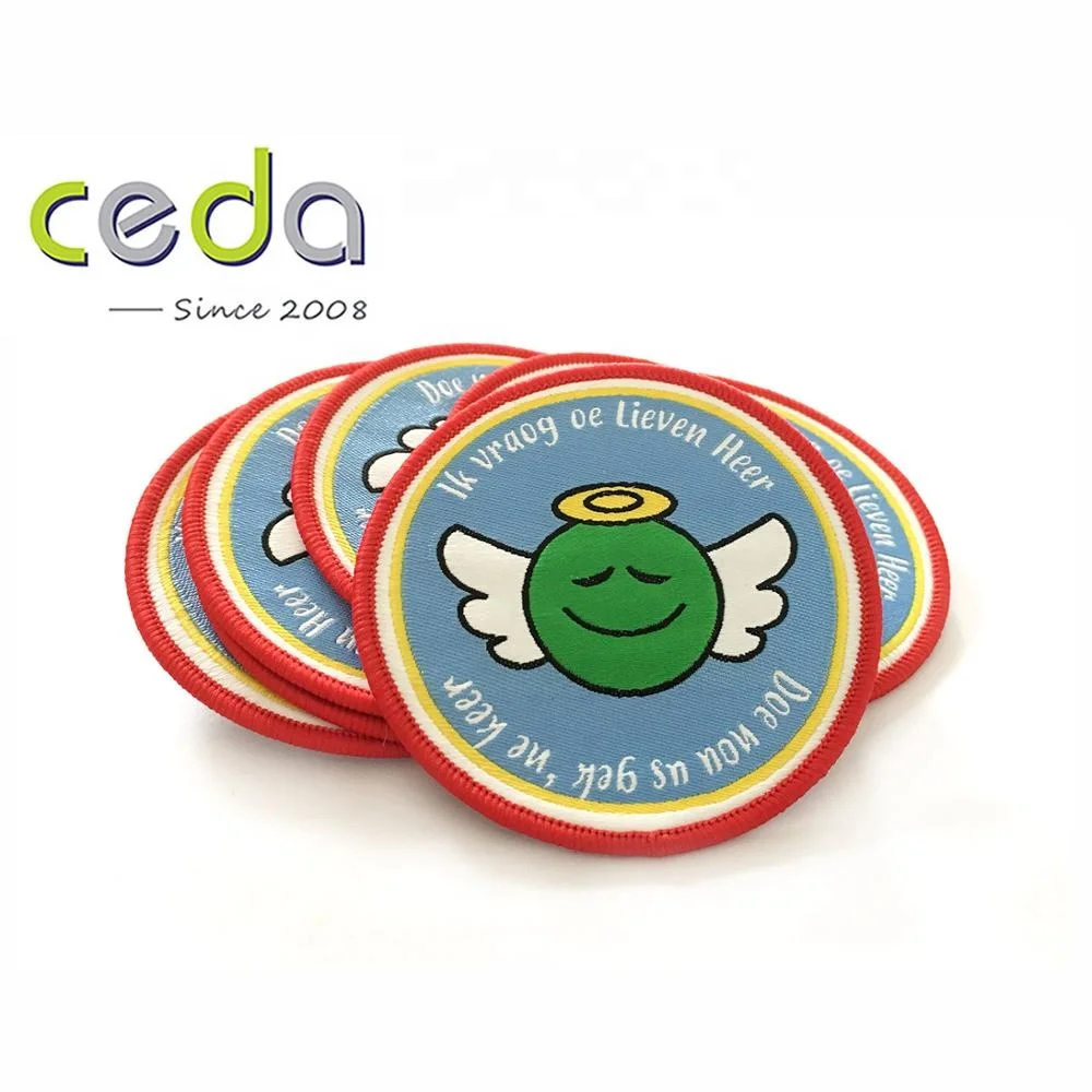 Customized shape Woven Patch