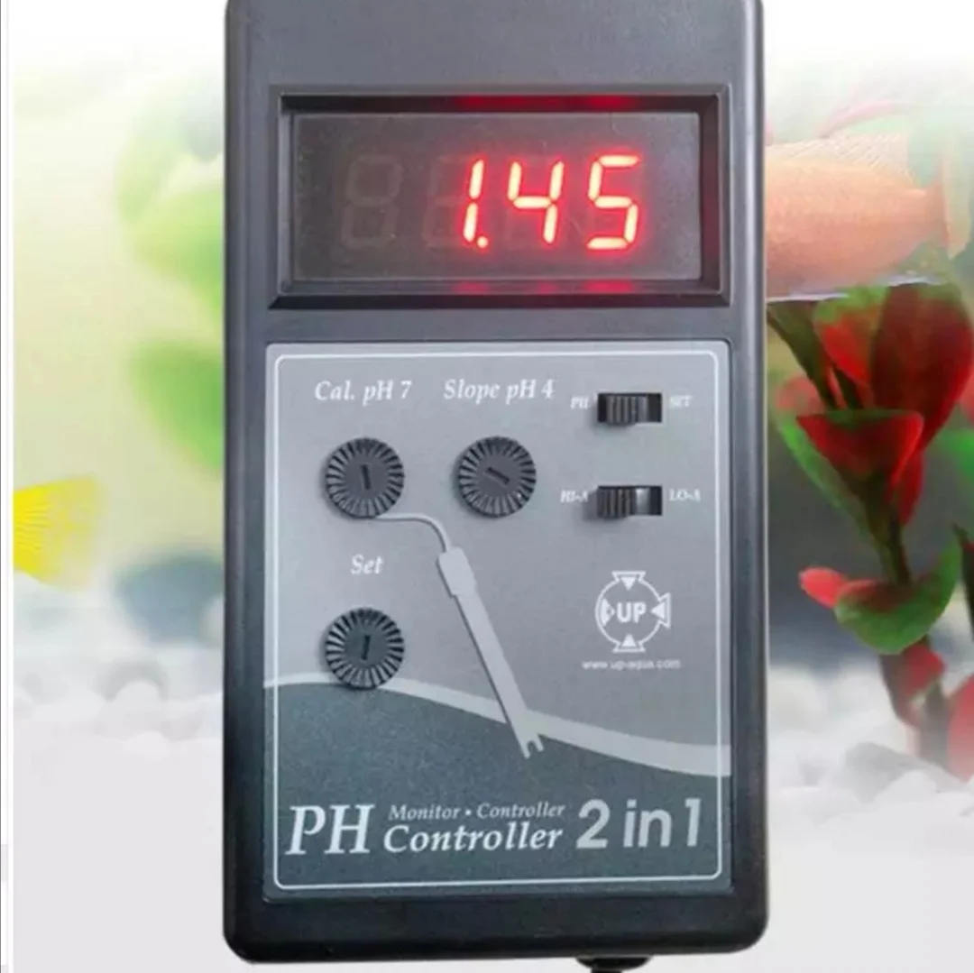 PH monitor controller test kit water test 2 in 1 PH aquarium fresh PH monitor controller test kit w fish tank UP D-813 110v~240v