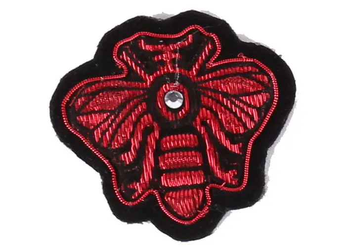 
Hand Made Embroidered Fashion Garment Cap Badges Patch Custom OEM 
