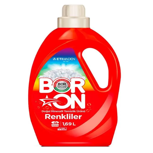 BORON MINERAL POWDER CLEANING PRODUCT 4 KG WHITES COLORS LIQUID LAUNDRY DETERGENT CLEANING PRODUCT 1,69 LT WHITES COLORS