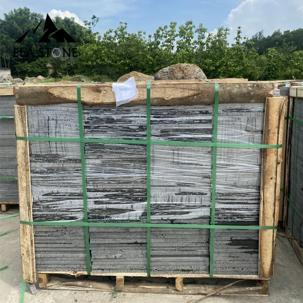 Черные нарезки G684 цветная базальтовая дорожка Современная шиферная форма из Вьетнама 100% натуральный камень