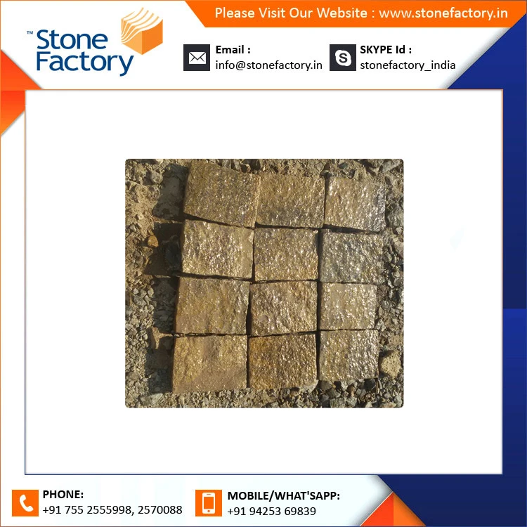 Top Quality Product Cobblestone Naturally Rounded Brown Yellow Mix Cobble Stone Bulk Price